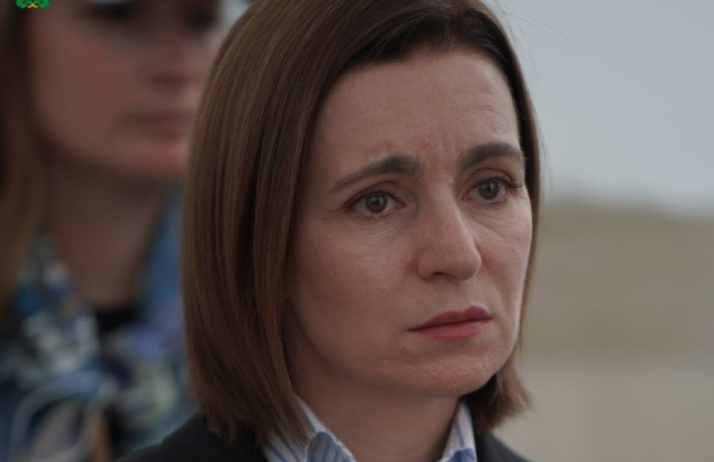 Maia Sandu, cu ochii în lacrimi: Am văzut case arse, spitale, magazine, grădinițe făcute ruine și locul unor morminte comune din Bucea